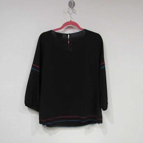 ECI Beaded Blouse Size 10 EUC - Picture 4 of 4